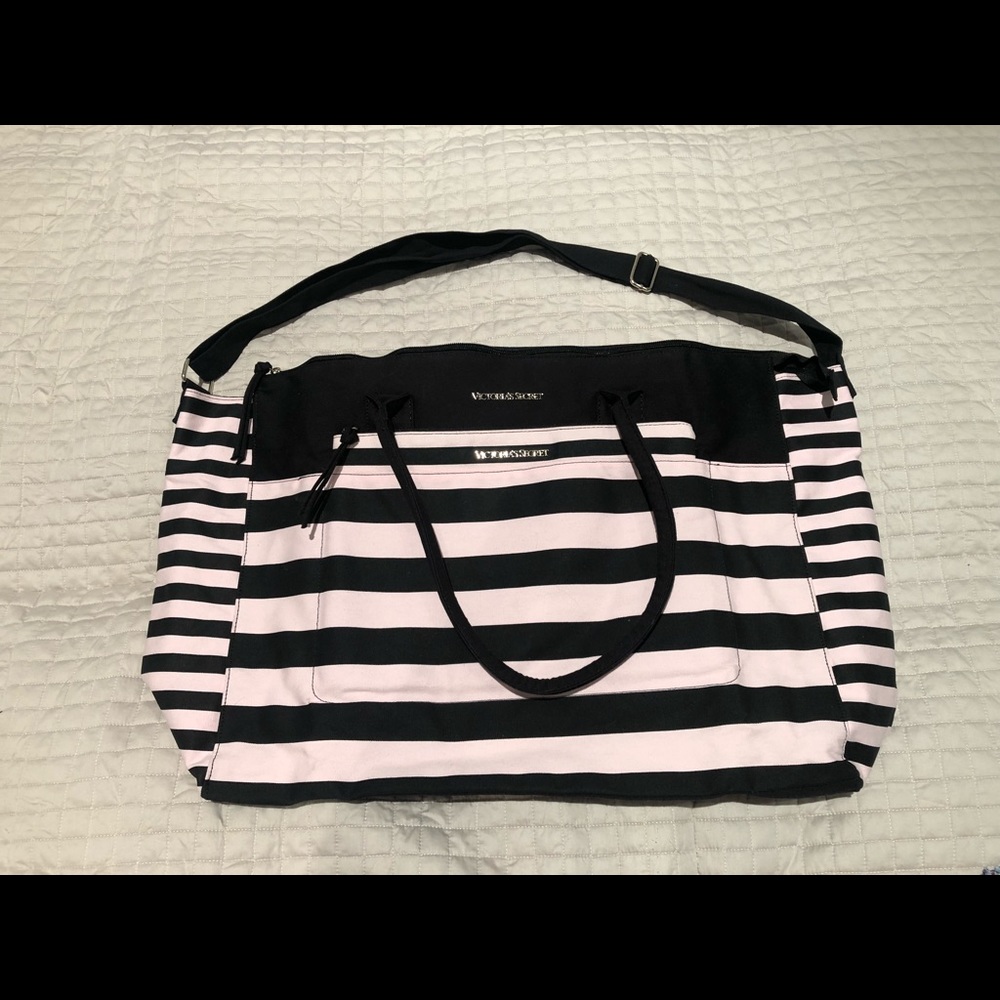 Victoria’s Secret canvas duffel bag